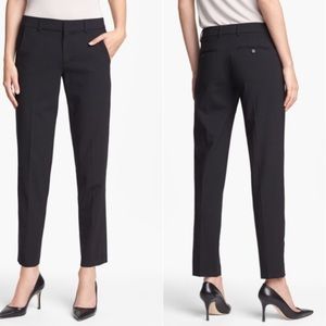 Vince Strapping Stretch Wool Black Trousers Size 4